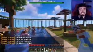 ЭДИСОН И ИКСДАНИЛ НА ОДНОМ БЛОКЕ В МАЙНКРАФТ!🌹💖🎄|фан компота🎄