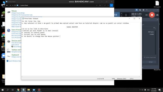 Primul meu video tutorial cursor Rainbow смотреть онлайн
