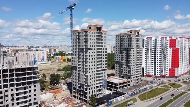 Возводим ЖК "За ручьем". Июль 2020 смотреть онлайн