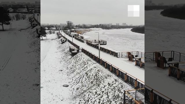 Обзор новой набережной в Тюмени смотреть онлайн