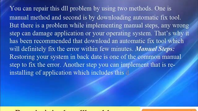 How to repair atioglxxDll problem смотреть онлайн