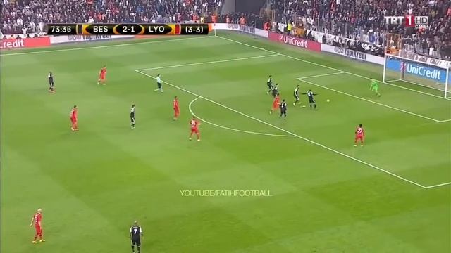 Beşiktaş 2-1 Lyon pen(6-7) uefa avrupa ligi çeyrek final 2.maç смотреть онлайн
