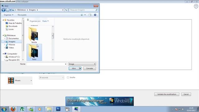 Trocar papel de parede do windows 7 Starter Edition. смотреть онлайн