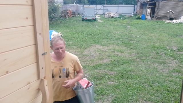 21 июля 2024г. Покраска бани. Начали новое строительство))) смотреть онлайн