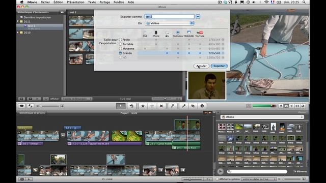 Export sur iMovie смотреть онлайн