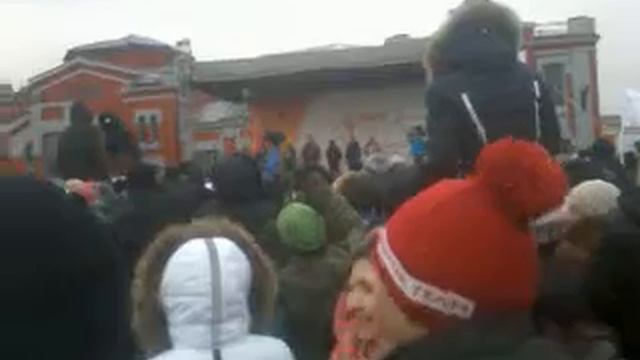 олимпийский огонь в Барнауле