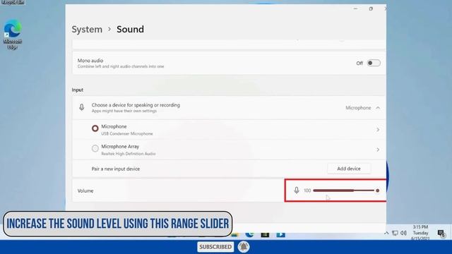Increase Microphone Volume in Windows 11 [HowToCodeSchool.com] смотреть онлайн