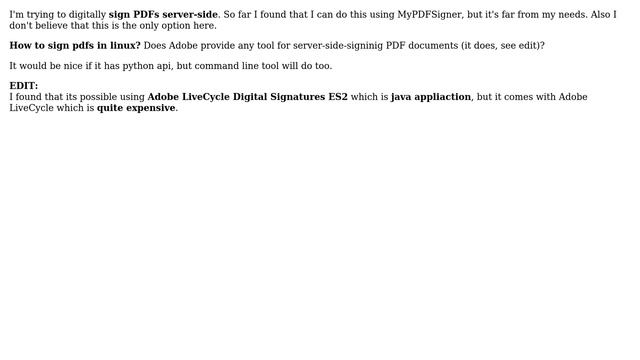 Signing PDFs in linux смотреть онлайн