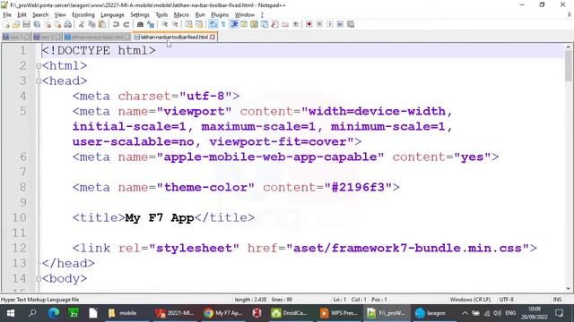 Web Mobile 04: Posisi Navbar dan Toolbar + Scrollable Tab + Icon смотреть онлайн