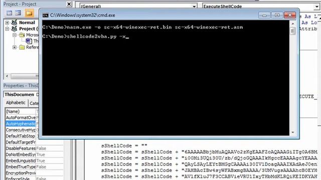 VBA Shellcode To Test EMET смотреть онлайн