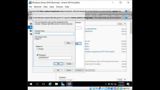 Task 3 - Configure Windows Server 2016 смотреть онлайн