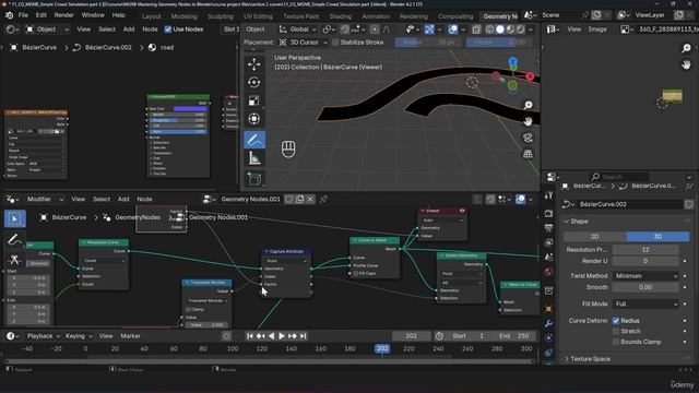 13 -UV Unwrapping in Geometry Nodes смотреть онлайн