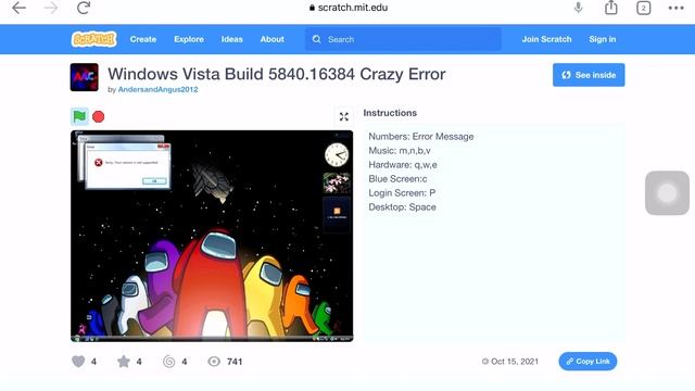Windows vista crazy error смотреть онлайн