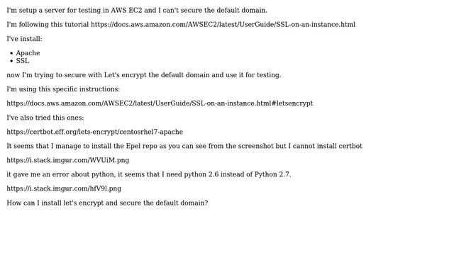 let's encrypt AWS redhat (2 Solutions!!) смотреть онлайн