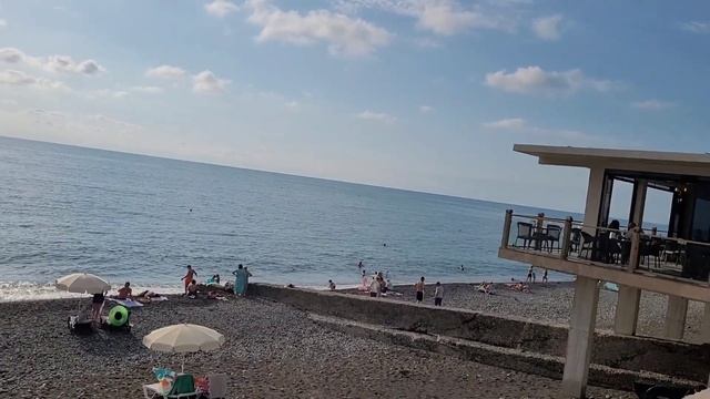 НАБЕРЕЖНАЯ г.КОБУЛЕТИ, ЕЕ ЦЕНТРАЛЬНАЯ ЧАСТЬ. смотреть онлайн