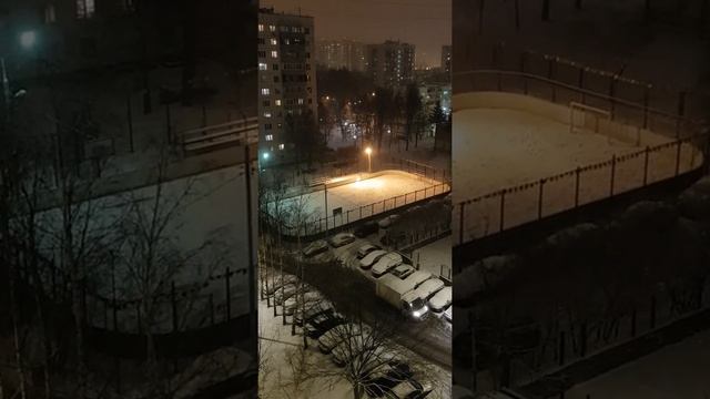 #снег #зима #щербинка #москва Снег выпал в Щербинке(Москва) смотреть онлайн