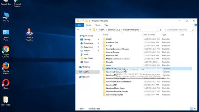 Uninstall Shortcut Virus Remover on Windows 10 смотреть онлайн