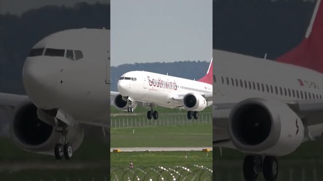 Southwind Boeing 737 Max 8 Landing at Stuttgart Airport смотреть онлайн