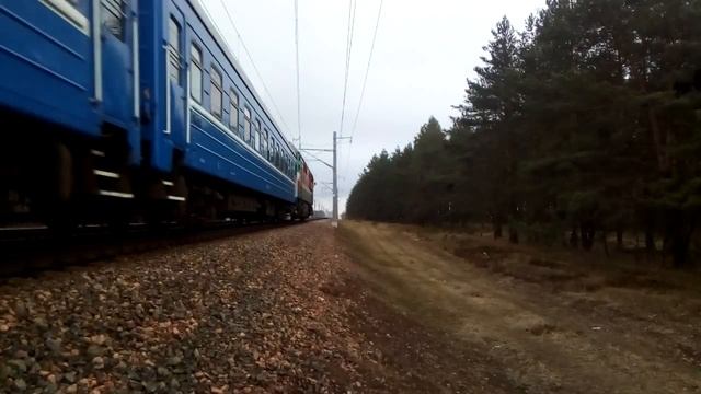 ТЭП70-0212 с поездом №94 Минск - Одесса смотреть онлайн
