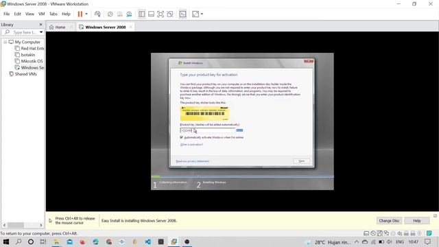 Install Windows Server 2008 || Cara Instalasi #WindowsServer2008 pada VMware Workstation #AMIKOMPW смотреть онлайн