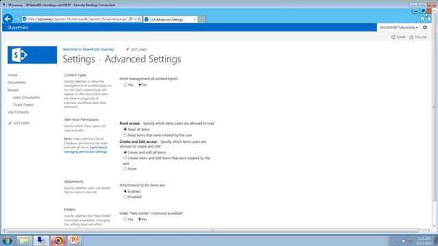 SharePoint 2013: Enable content types in list | SharePoint-Journey.com смотреть онлайн
