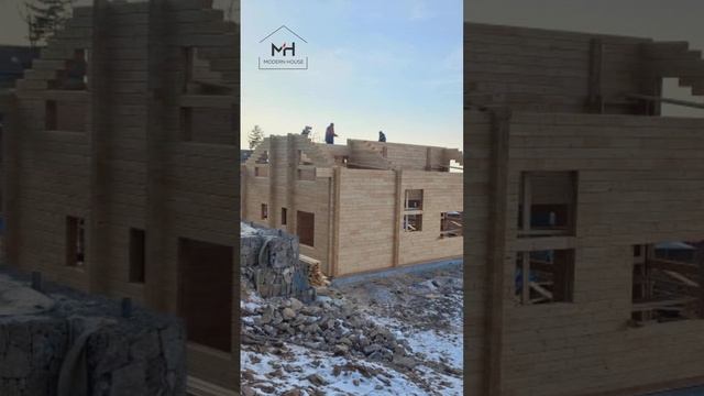🤩🤩 Не успели оглянуться! | Заканчиваем возведение стен | СК Modern House, г. Владивосток смотреть онлайн