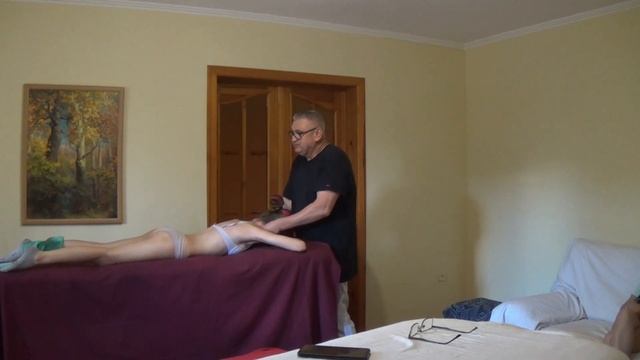 Искривление, боль в позвоночнике, непроизвольное сокращение мышц,15часть.Вертебролог-остеопат Днепр смотреть онлайн