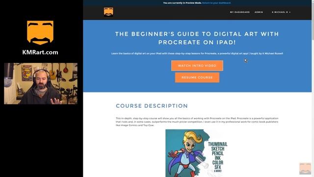 The Beginner's Guide to Digital Art with Procreate on iPad Pro - an all-new art course online! смотреть онлайн
