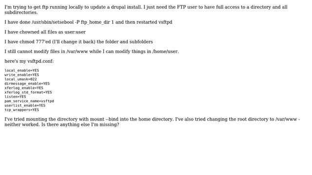 DevOps & SysAdmins: Vsftpd access to /var/www смотреть онлайн