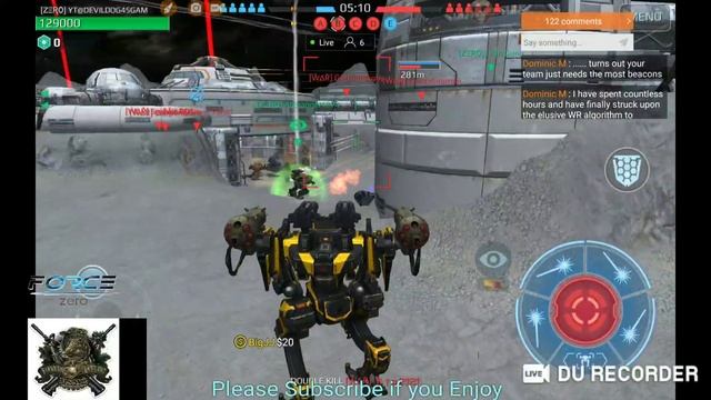My War Robots livestream using DU Recorder смотреть онлайн