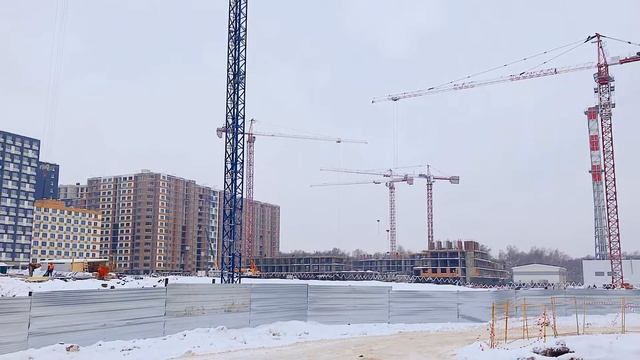 Стройплощадка ЖК Москвичка Гранель