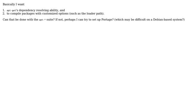 How to recursively build a package and its dependencies on a Debian-based system? смотреть онлайн