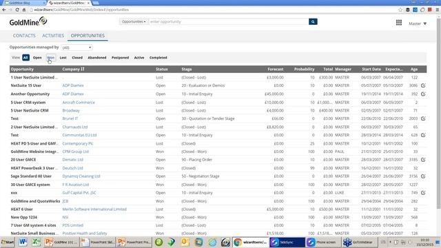 GoldMine Web - overview of all the key features of this new web access to GoldMine смотреть онлайн