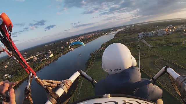 Пробуем летать парой! Без радиосвязи :) смотреть онлайн