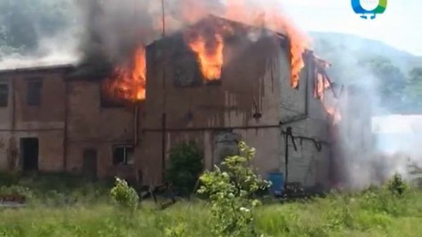 пожар на заводской