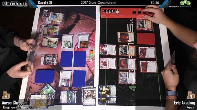 Android: Netrunner - 2017/2/19 Store Champs - R4a ETF vs. Apex смотреть онлайн