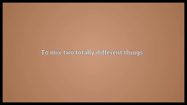 Mix apples and oranges Meaning смотреть онлайн