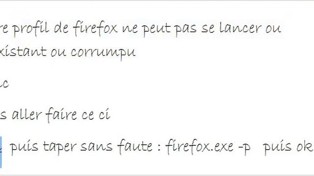 Resoudre Du Probleme Profil De Firefox