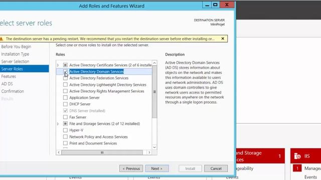Installation d'Active Directory sous Windows Server 2012 смотреть онлайн