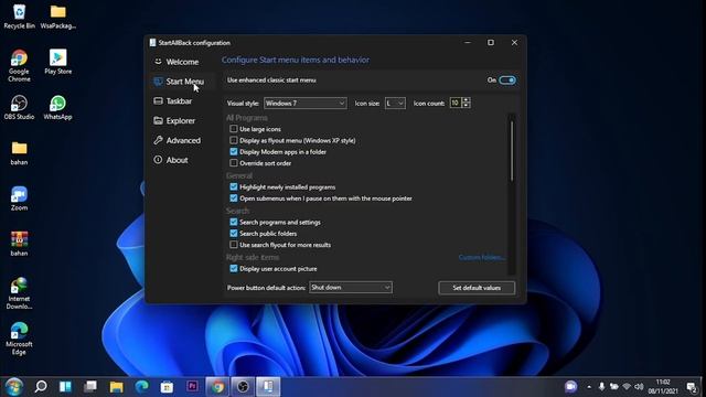 Cara Customize Tampilan Start Menu dan Taskbar Windows 11 смотреть онлайн