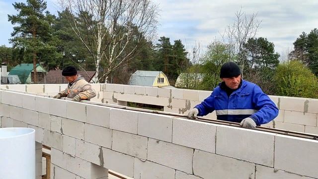 СТРОИТЕЛЬСТВО ДВУХЭТАЖНОГО ДОМА ИЗ ГАЗОБЕТОНА (160м2) смотреть онлайн