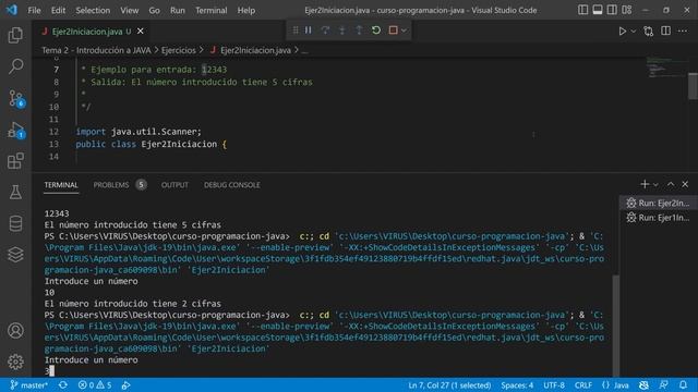 JAVA: Ejercicios de iniciación resueltos ☕ DAM - DAW смотреть онлайн