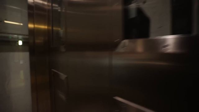 Sweden, Stockholm, Skogås Train Station, SMW elevator - going up to platform level смотреть онлайн