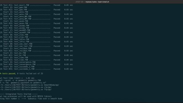 FEST-3D Installation MacOS using Terminal смотреть онлайн