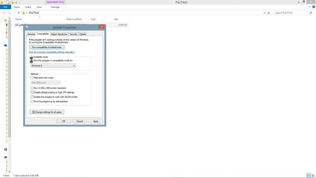 PUT PALTALK IN COMPATIBILITY MODE смотреть онлайн