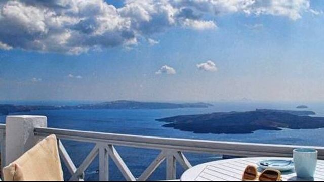 Blue Dolphins Apartments, Santorini, Greece смотреть онлайн