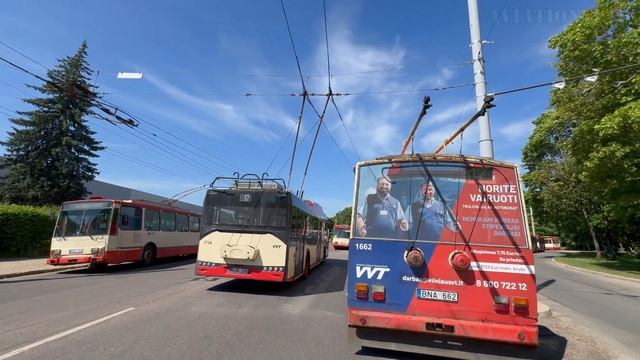 Trolleybuses In Vilnius, Lithuania 🇱🇹 | 2024