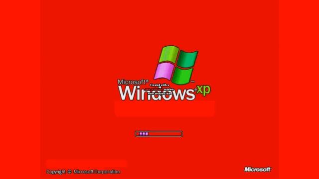 Windows XP Enhanced with Red Paint смотреть онлайн