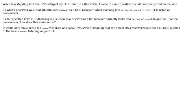 Unix & Linux: Ubuntu 12.04 resolver setup смотреть онлайн