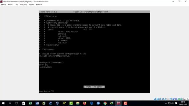 KONVERSI DEBIAN SERVER : REMOTE ACCESS, FTP SERVER DAN WEB SERVER смотреть онлайн